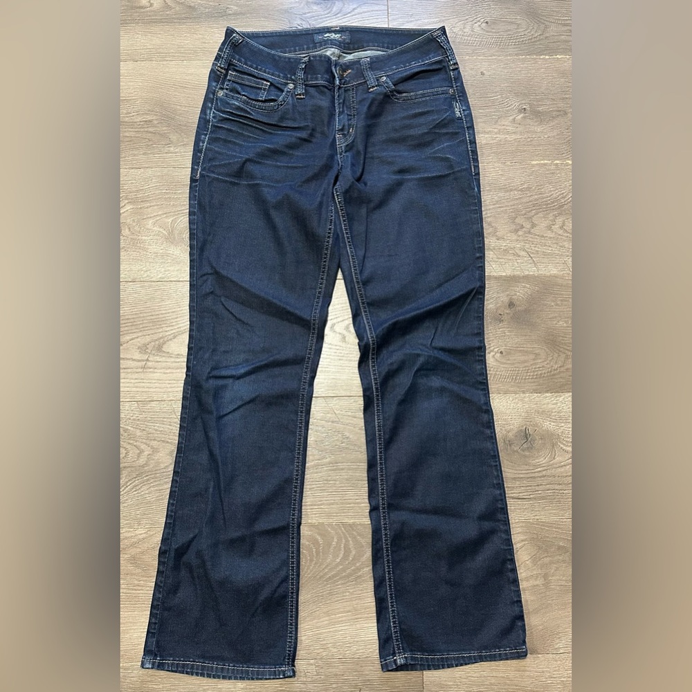 Women’s Silver Suki Slim Bootcut Jeans size 6